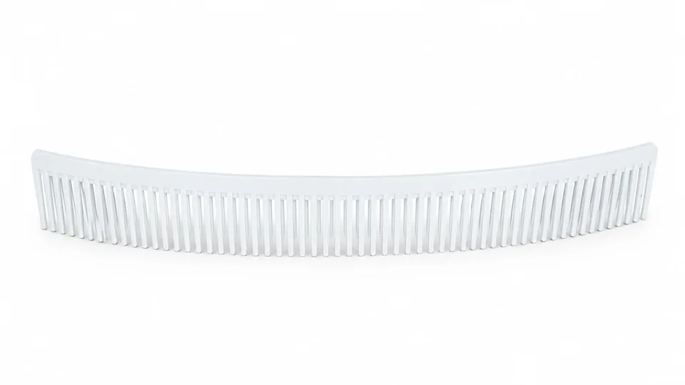 Beyaz Bomias Oval Kesim Tarağı
